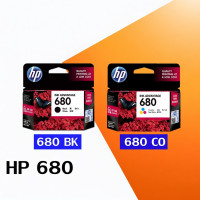 ราคา ตลับหมึกอิ๊งค์ HP 680 ตลับสีดำ, ชุด 3 สีของแท้ 100% (27835418402)