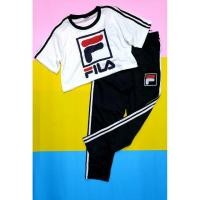 ราคา ชุดเข้าเซท FILA ทรงเสื้อครอปขายาว (1446935268)