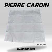 ราคา ผ้าเช็ดหน้าแบรนด์pierre cardinแท้มือสอง(สีขาว) (25989594568)