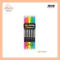 ราคา Java Duplex Original Colors 2 หัว ปากกาไฮไลท์ เซ็ต 5 สี (โทนสีสะท้อนแสง) (20342366160)