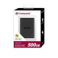 ราคา Transcend External SSD 500GB-รับประกัน 3 ปี - มีใบกำกับภาษี-TS500GESD270C (13951543322)