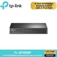 ราคา TP-Link TL-SF1008P 8-Port 10/100Mbps Desktop Switch with 4-Port PoE (29716253986)