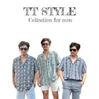 ราคา TT69 : เสื้อเชิ้ตแขนสั้น ทรงฮาวาย ลายวินเทจ ( มี 4 ไซส์) (27193697144)