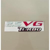 ราคา โลโก้2.5VG TURBO ขนาด17x4.5cm. ติดMitsubishi Triton, มิตซูบิชิ ไทรทัน ราคาต่อชิ้น (8033880072)
