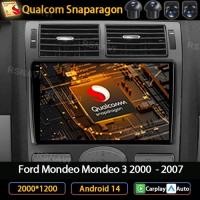ราคา Andoird 14 Car Radio For Ford Mondeo Mondeo 3 2000 - 2007 BT 2DIN GPS AUTO 2 DIN Stereo Multimedia (50506764825)