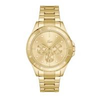 ราคา LACOSTE Swing Multi รุ่น LC2001299 นาฬิกาข้อมือผู้หญิง สายซิลิโคน All Gold หน้าปัด 40 มม. (22843061979)