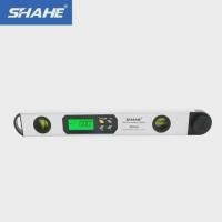 ราคา SHAHE 0~225° LCD Digital Protractor Spirit Level Angle Finder Gauge Meter 16 Inch With Horizontal A (53205165437)