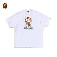 ราคา ReadystockBAPE unisex ฤดูร้อน BABY MILO การ์ตูนลิงสีกล้วยพิมพ์ผ้าฝ้าย 100% เสื้อยืดแขนสั้นพ่อแม่และลูก unisex X03101Q (46509825246)