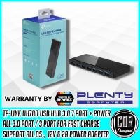 ราคา USB HUB (ยูเอสบีฮับ) TP-LINK (UH700) USB 3.0 7 PORTS + FAST CHARGE การโอนถ่ายข้อมูลสูงถึง 5Gbps (ประกัน 1 ปี SYNNEX) (19941727017)