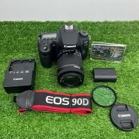 ราคา CANON 90D+18-55 IS STM หมดประกัน ขัตเตอร์ <6000 สภาพสวย (45158304053)