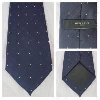 ราคา GIVENCHY PARIS 100% Silk Necktie Made in Italy Color: Navy White Dot (44910060002)