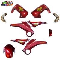 ราคา ชุดสี MSX สีแดงแก้ว สติกเกอร์ฟอยล์ทอง 10 ชิ้น แฟริ่งชุด ชุดแต่ง สติกเกอร์ติดรถ สติ๊กเกอร์ สติกเกอร์ แต่ง BO SHOP (41727208965)