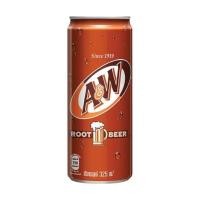 ราคา เอแอนด์ดับบลิว น้ำอัดลมรูทเบียร์ (A&W Rootbeer Soft Drink 325ml.) (46209555380)