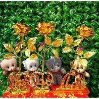 ราคา ดอกกุหลาบทองคำ 24 k. (903503074)