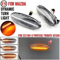 ราคา คุณภาพสูงแบบไดนามิกไฟเลี้ยว LED ไฟเลี้ยวด้านข้างสําหรับ Mazda B2500 323 1997-1998 Tribute MX-6 Protege 2001 2002 2003 (51059438917)