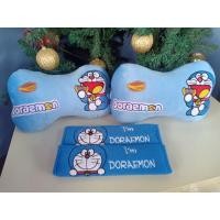 ราคา setหมอนรองคอ+ที่หุ้มเบลล์ในรถยนต์ลายโดเรม่อนDoraemon (12320282913)