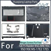 ราคา ใหม่สําหรับ GE75 Raider 8SG 8RE 9SC 9SD 9SE MS-17E2 LCD ปกหลังด้านหน้า Bezel Palmrest ด้านล่างแล็ปท็อปอะไหล่เปลี่ยนสีดํา 17 นิ้ว (27144487310)