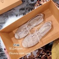 ราคา S7-66 รองเท้าลำลองทรงสวมผูกเชือก พลาสติกใสนิ่ม (2612402078)