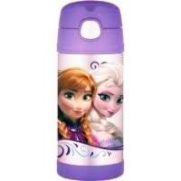 ราคา กระติกน้ำแสตนเลสพร้อมหลอดดูด thermos ลาย เอลซ่า ของแท้ USA (947230900)