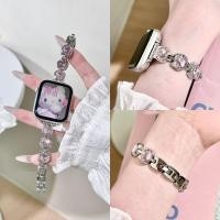 ราคา เหมาะสําหรับ Glory Watch Fit สายโลหะ Glory Smart Watch Fit การ์ตูน KT Cat Diamond Girl สายนาฬิกา (46459030398)