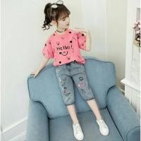 ราคา พร้อมส่งจ้าา เสื้อยืดสาวน้อย เสื้อยืดเด็กผู้หญิง ลาย Hello ผ้านุ่มเด้ง เนื้อดีมากค่ะ ทรงโอเว่อร์ไซส์ ใส่สบายมาก (11516348799)
