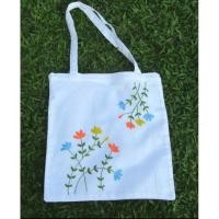 ราคา กระเป๋าผ้าฝ้ายสะพายไหล่ปักมือ (20785728209)