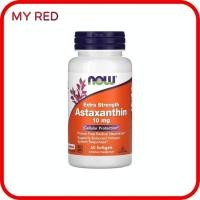 ราคา NOW Foods, Astaxanthin, Extra Strength, 10 mg, 60 Softgels (28373154143)