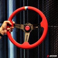 ราคา พวงมาลัย Greddy (หนังกลับแดง) New Collection ตัวใหม่ล่าสุด พวงแต่ง พวงหนังกลับ (20516214882)