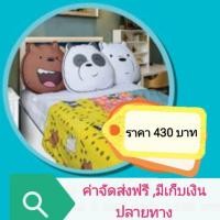 ราคา ชุดหมอน+ผ้าห่ม สามหมีจอมป่วน แยกชิ้น (ค่าจัดส่งฟรี /มีเก็บเงินปลายทาง) (1050409772)