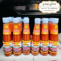 ราคา (พริกรวยเผ็ด) น้ำจิ้มย่างเกาหลี กะทะร้อน ตราพริกรวย (ขวดเล็กส้ม) 320,670 กรัม 6 ขวด (18815171894)
