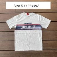 ราคา เสื้อยืด มือสอง Converse all star คอนเวิร์ส ของแท้ ญี่ปุ่น (20873856579)