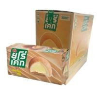 ราคา Euro ยูโร่ เค้ก สอดไส้คัสตาร์ด 17g (ยกลัง144ซอง) เค้กยูโร่ ขนม (41717936413)