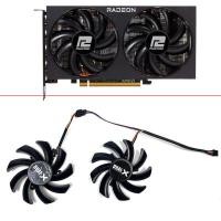 ราคา 2pcs ใหม่พัดลมระบายความร้อน 85 มม.4PIN FDC10H12S9-C RX5700 5600 5500 XT GPU พัดลม Powercolor AMD Radeon RX 6600 RX 6600XT การ์ดพัดลม (50710193884)