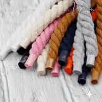 ราคา ISTANU 2PCS เชือกหนา Laces,คุณภาพสูงรอบสีทึบ Laces,อินเทรนด์ 10 สี 0.8cm120cm กว้างโพลีเอสเตอร์ผ้าฝ้ายทอเชือกบิดผู้หญิงผู้ชายรองเท้าผ้าใบ (56759163426)