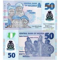 ราคา [4 ชิ้นชุดเหรียญ] ธนบัตรพลาสติก Nigeria ใหม่เอี่ยมครบชุดธนบัตรเหรียญ (5-50 Naira) คอลเลกชันเหรียญแท้ jfhyt422 (47659293322)