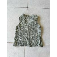 ราคา เสื้อแขนกุดลูกไม้สีเทากระดุมหลัง 1 เม็ด size m ป้าย Jew_Berry Shop (26279529680)