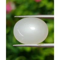 ราคา พลอย มุกดาหาร มูนสโตน moonstone 8.20 กะรัต (Cts.) พลอยแท้ อัญมณีมงคลประจําวันเกิด เครื่องประดับพลอย (58153896183)