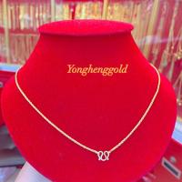 ราคา สร้อยคอทอง1สลึง Yonghenggold ลายโอเมก้าคั่นกลม/กระดูกงู ทองคำแท้96.5% มีใบรับประกัน (5541399947)