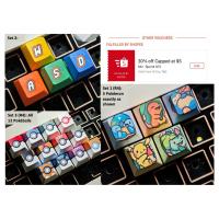 ราคา Pokemon Keycaps Cherry MX เข้ากันได้กับคีย์บอร์ดเครื่องกล Keycaps อุปกรณ์เสริมสําหรับเล่นเกม (57853169327)