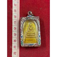 ราคา พระสมเด็จวัดระฆังพิมพ์ใหญ่ลงทองพร้อมกรอบ เงินไมครอนลงยา (25840581077)