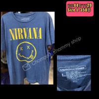ราคา งานวงNIRVANA เสื้อUSAมือสอง (12770115287)