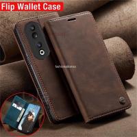 ราคา เคสโทรศัพท์มือถือหนัง ผิวด้าน ฝาพับแม่เหล็ก พร้อมช่องใส่บัตร และขาตั้ง สําหรับ Huawei Honor 90 pro Lite 90pro 90lite Honor90pro Honor90lite Honor 90 GT Honor90GT (18492014635)