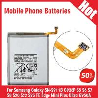 ราคา แบตเตอรี่ใหม่สําหรับ Samsung Galaxy SM-S911B G928P S5 S6 S7 S8 S20 S22 S23 FE Edge Mini Plus Ultra G950A (52160481923)