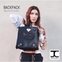 ราคา ส่งฟรีกระเป๋าเป้หนังแบรนด์ Justcloset (679607274)