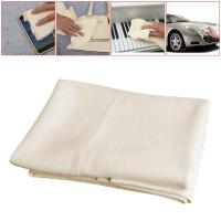 ราคา ผ้าชามัวร์ ผ้าเช็ดรถ (Chamois leather) Marie หนังแกะแท้ 40x60cm (7066684165)