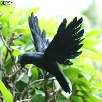 ราคา BERSY อีกาปลอมตามฤดูกาลตกแต่งสําหรับบ้านสวนล่าสัตว์ Decoy เทศกาลตกแต่ง DIY รูปปั้นอีกา (42574108046)