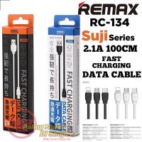 ราคา Remax Suji RC-134m 2.1A 100CM Fast Charging Series Data Micro USB TYPE C Cable 100 ซม. (22668882122)