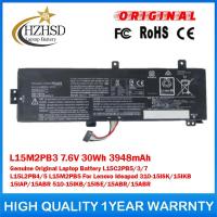 ราคา L15M2PB3 7.6V 30Wh 3948mAh ของแท้แบตเตอรี่แล็ปท็อป L15C2PB5/3/7 L15L2PB4/5 L15M2PB5 สําหรับ Lenovo Ideapad 310-15ISK/15IKB (44910502028)
