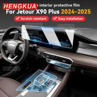 ราคา For JETOUR X90 Plus 2024 2025 Car Panel Film Dashboard Protective Sticker Interior Anti-Scratch Fil (43227499686)