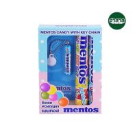 ราคา [ส่งด่วน] เมนทอสลูกอมมินต์และเรนโบว์พวงกุญแจมินิ 74ก. Mentos Mint Candy with Mentos Mini Keychain (41274162228)